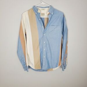 J.Crew Shirt Men's Slim Pima Cotton Colorful Button Down Size Small